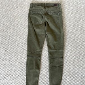 Paige Olive Skinny Jeans